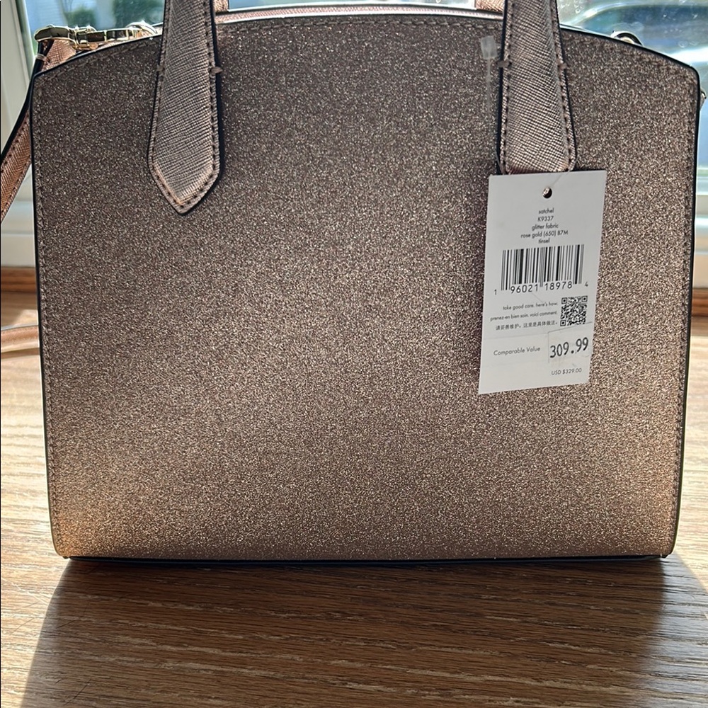Kate Spade Gold Glitter Handbag - Picture 3 of 8